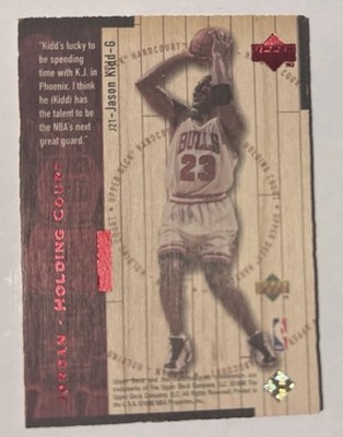 1998-99 Upper Deck Hardcourt Holding Court Michael Jordan Jason Kidd 107/2300 🔥