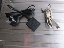 Genuine Olympus F-2AC (F-2AC-2A) AC Adapter 5V 500mA with USB Charge Lead.