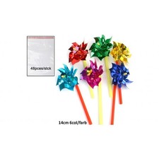 48 Windrad 14 cm Sonderposten Restposten Wurf...