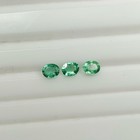 0.83 Ct Natural Zambian Green Emerald  Beautiful Oval Cut Set - G- 175 — photo 2