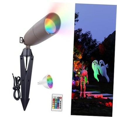 Landscape Spotlights Color Changing: 12V Low RGBW Landscape Spot Lights 1-Count
