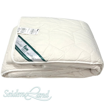 Schafwolle Duo Bettdecke Wolldecke waschbar 155x220 f.a.n. Frankenstolz