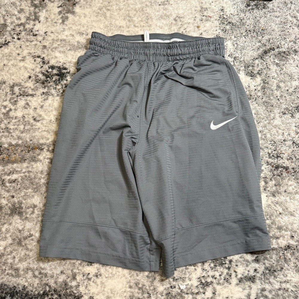 Nike Men's Gray Athletic Training Shorts Dri-FIT Size L