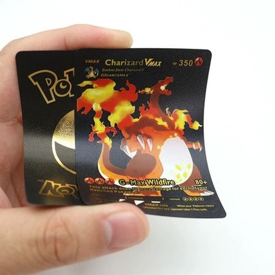black foil pokemon cards Black Foil Pokemon 55 Cards playing game for kids