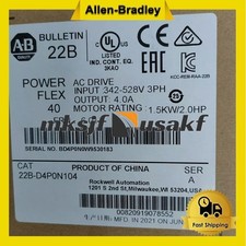 New Sealed AB 22B-D4P0N104 PowerFlex 40 AC Drive US Free tax