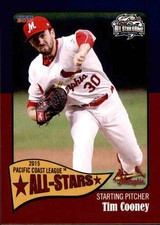 2015 Pacific Coast League All-Stars #7 Tim Cooney Collegeville Pennsylvania Card