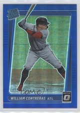 2021 Donruss Optic Rated Rookie Blue Pandora Prizm 41/99 William Contreras 0c3