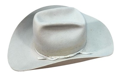 American Hat Company Cowboy Hat Vintage 7 1/8 Beige Mali Felt Melange Fur Felt