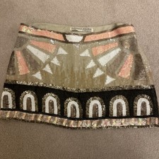 ***GORGEOUS*** ALL SAINTS PIPALI SEQUIN EMBELLISHED SKIRT, UK 10 Excellent
