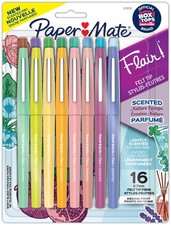 Paper Mate Flair Scented Felt Tip Pens 16/Pkg-Nature Escape