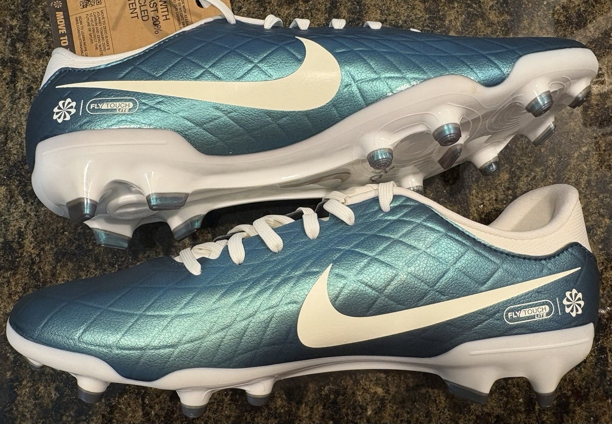 Nike Tiempo Legend 10 Academy Fg/Mg 30 Dk Atomic Teal-Sail Size 9