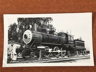 Sharp & Fellows Railroad Locomotive 7 Antique Photo 