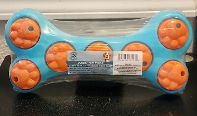 12'' Doggie Treat Puzzle Bone Dog Toy Interactive Hide & Seek w/Pet Food, Pet IQ