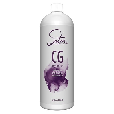 Satin 32oz CG | Covers Gray Hair | Professional Oxide Formula