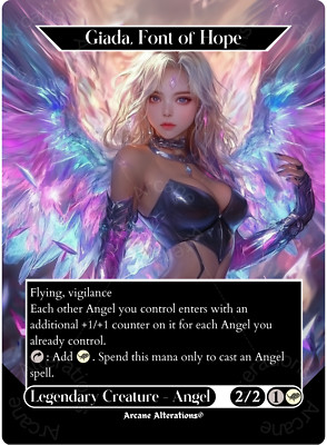 Giada, Font of Hope - Full Art Altered Art Custom Proxy Cards