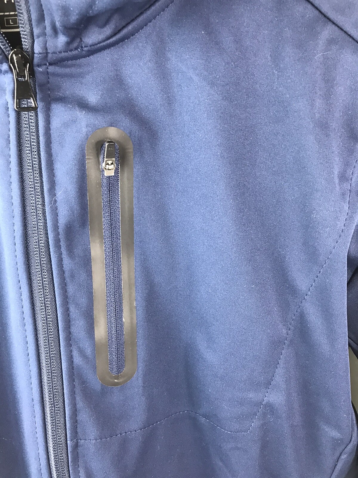 Mondetta Outdoor Project Men's Large Blue Hooded Full Zip Jacket eBay