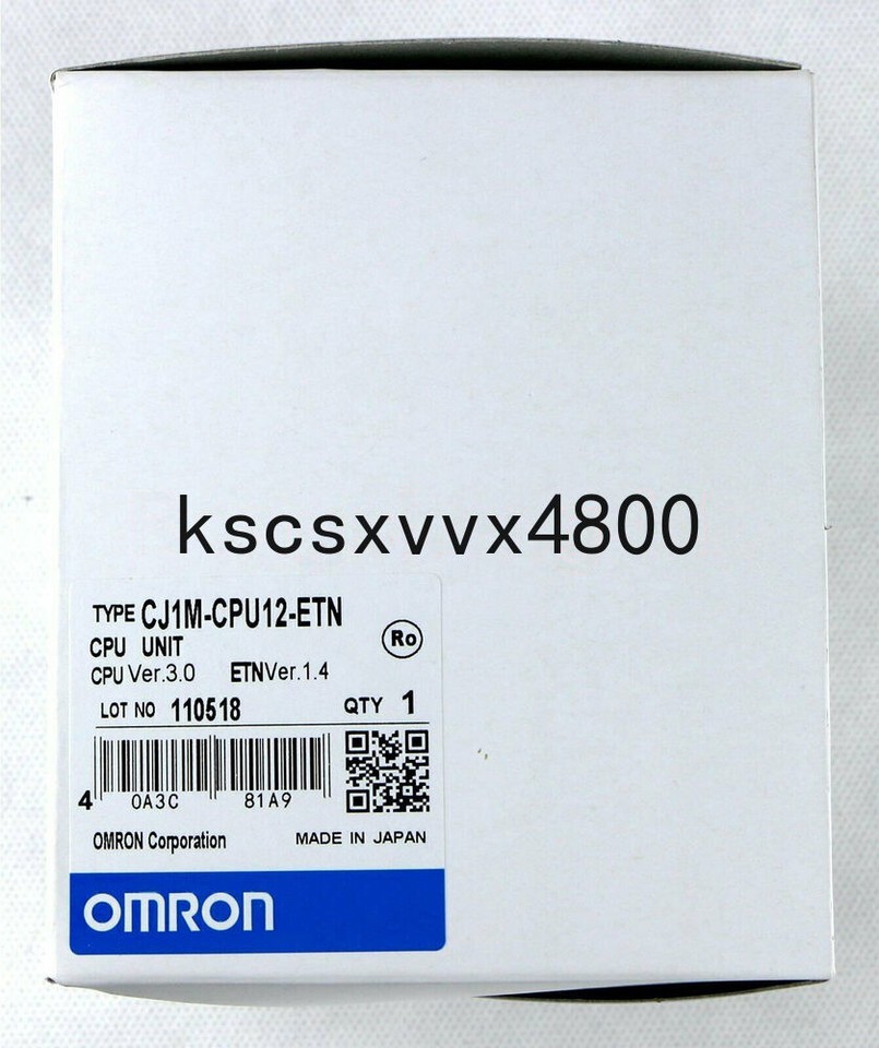 Module D'Automate Programmable (PLC) Omron CJ1M-CPU12 - Neuf Dans Sa Boîte D'Origine