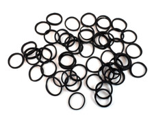 450 Pcs Small Black Elastic Hair Ties Ponytail Dreadlocks Braids Rubber Bands