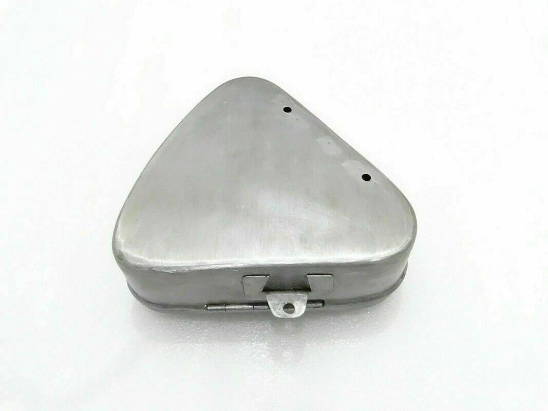 For ARIEL RED HUNTER 1947 RAW STEEL TOOL BOX view 3