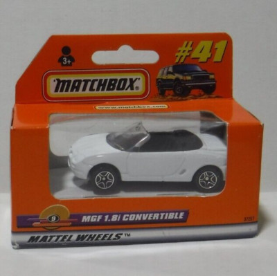 MGF 1.8i Convertible White Matchbox 41 1:64 050423AST