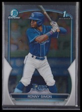 2023 Bowman #BCP-112 Ronny Simon Chrome Prospects Tampa Bay Rays