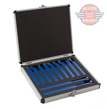 Drehstahl Satz 11-tlg 12x12mm Drehmei&szlig;el Set Alukoffer DIN Normen (TOK-12mmFT)