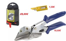 Gehrungsschere Trapezklingen Power Black EVO Gehrungsprofilschere Winkelschere