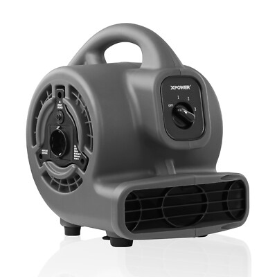 XPOWER P-80A Mobile Quick Drying Fan Drying Blower Socket Schnell Trocknendes BK