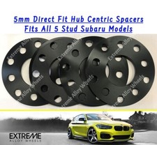 Alufelgen Distanzscheiben 5mm Subaru Brz Legacy Sti Wrx Nabe zentrisch 56,1 x 4