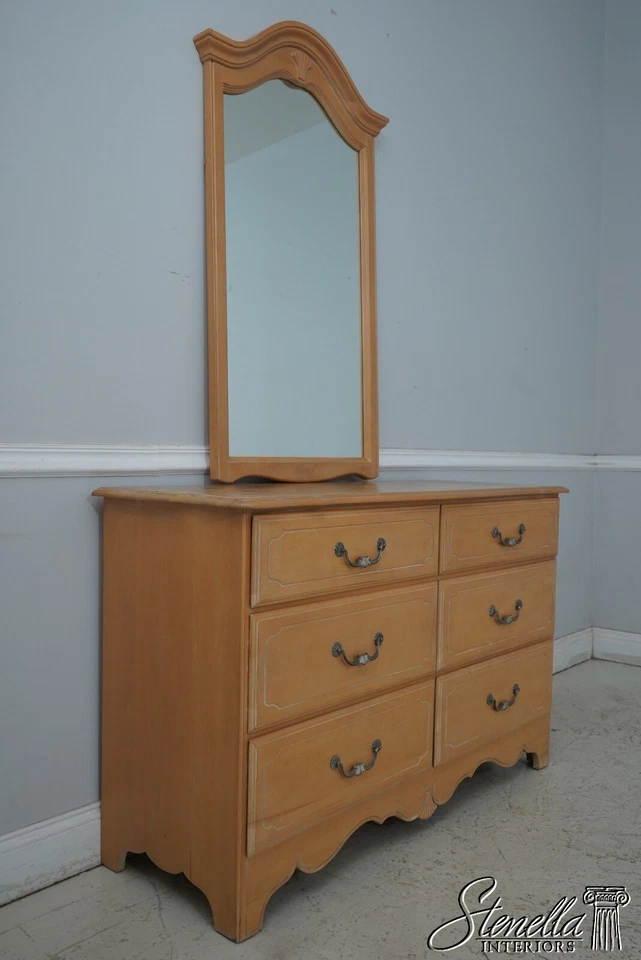 F67458: ETHAN ALLEN Country French Dresser w. Mirror - Image 2 of 4