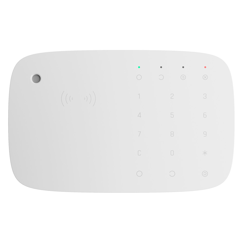 Clavier AJAX KEYPAD COMBI avec lecteur RFID et sirène intégrée noire
