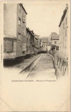 CPA PLOMBIERES-les-BAINS Maisons sur l'Eaugronne (151724)