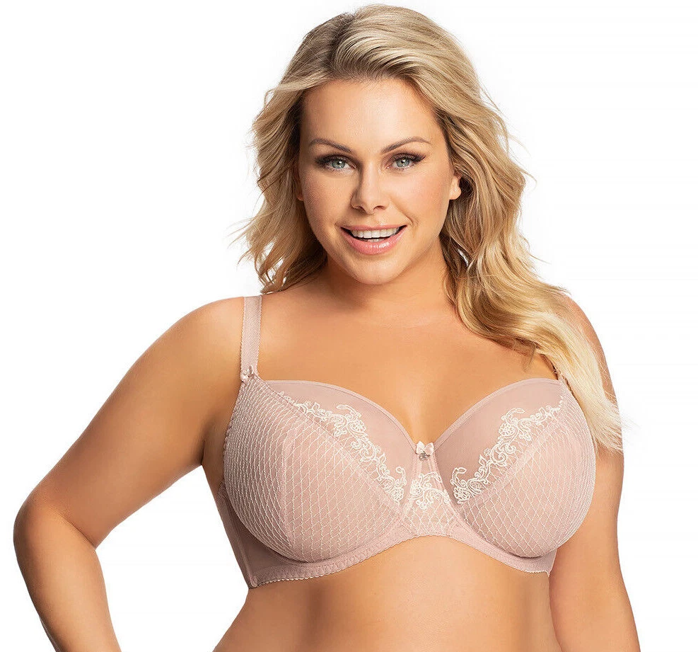 Women soft BRA PLUS SIZE 30 32 34 36 38 40 42 44 46 48 50 C D E F G H I J K  L M