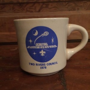 Vintage BSA 1978 Boy Scouts Two Rivers Council Coffee Mug Cup