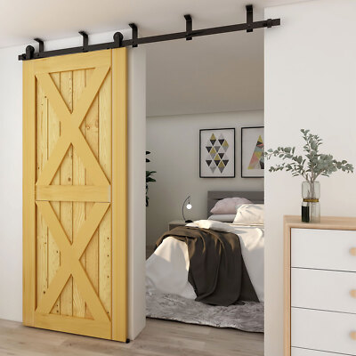CCJH Schiebetürbeschlag Deckenmontage Barn Door Hardware Schiebetürsystem 1M-4M 