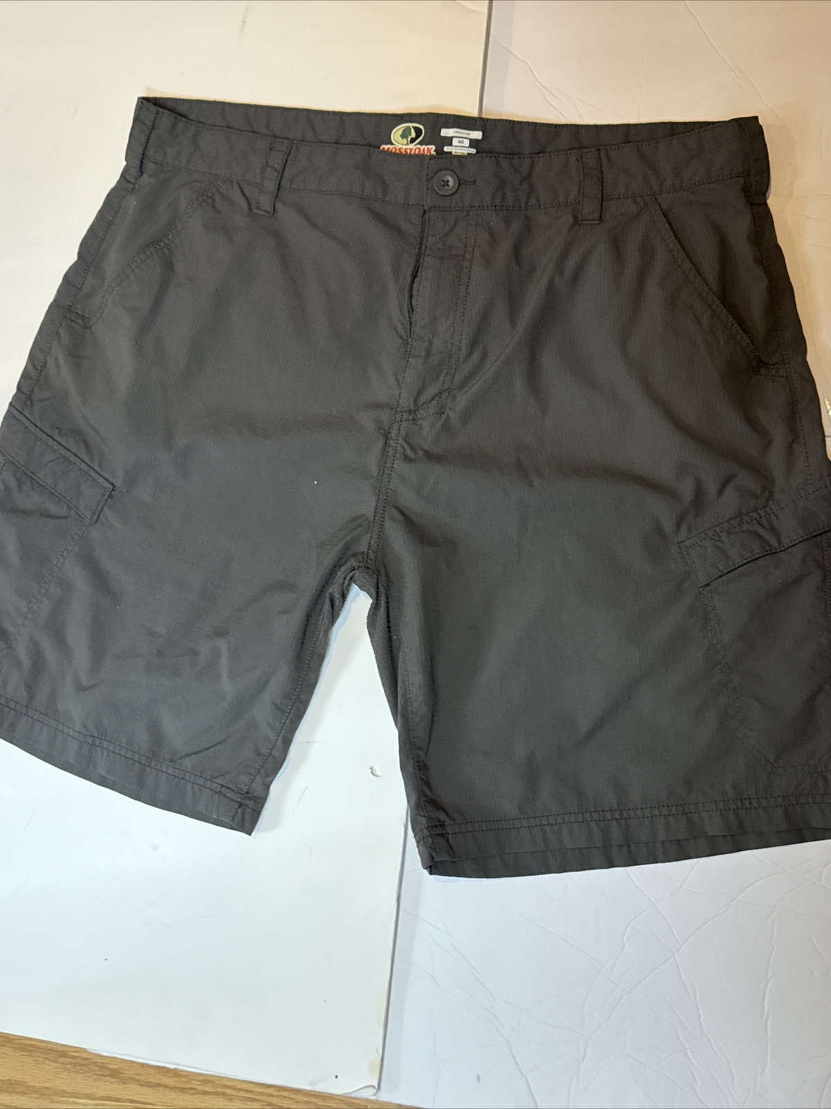 Mossy Oak Mens Shorts Size 42 Green Cargo Nylon Fabric Outdoors eBay