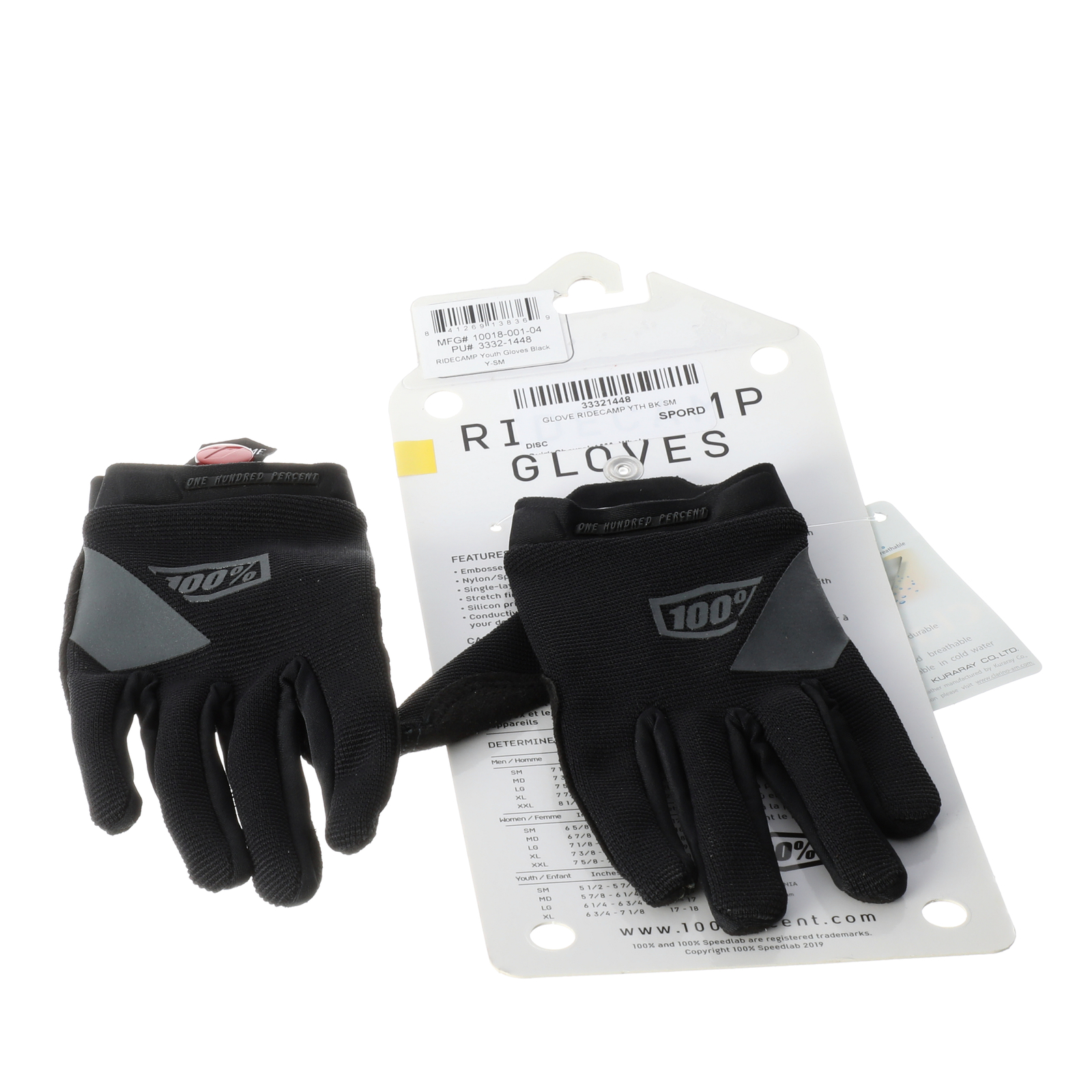Guantes Ridecamp negros pequeños