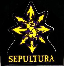 SEPULTURA 1994 TRIBAL "S" STICKER