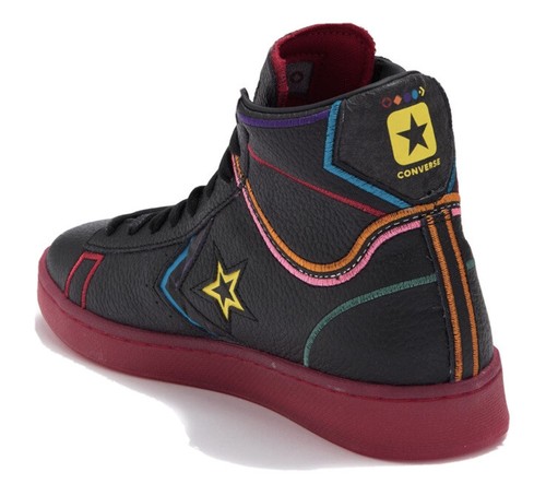 converse pro leather high top red