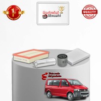 KIT Service 4 Filter VW Transporter T5 2.0 Bitdi 132KW 180PS VON 2009 BIS 2015