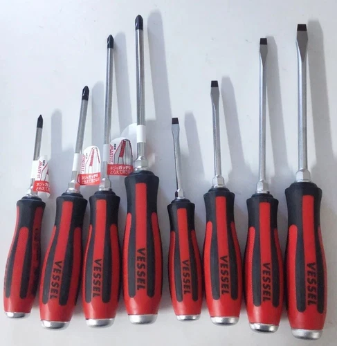 VESSEL MEGADRA TANG-THROUGH DRIVER 8 SIZE SET MEGADRA-930-SET