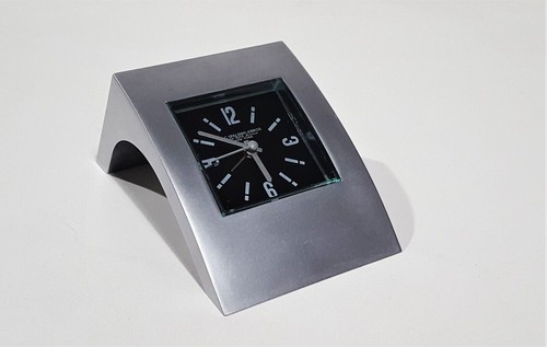 Prototipo Orologio Fermacarte da Scrivania AG SPALDING & BROS In Alluminio Grey - Picture 7 of 14