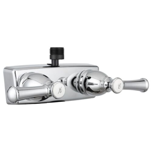 Dura Faucet DF-SA100L-CP RV Shower Faucet Valve Diverter with Hot/Cold Handles - Afbeelding 1 van 7