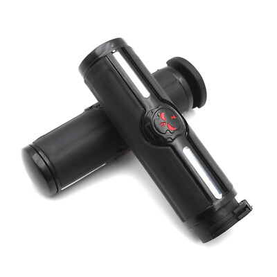 Black Skull 1'' 25mm Hand grips For Harley Davidson Customs Dyna Softail Touring
