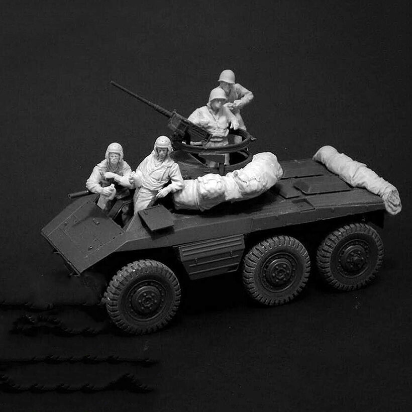 1/35 Resin German Vehicle Crew 11 Soldiers unpainted unassembled fy-132Y