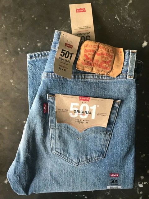 levi's 501 light broken in