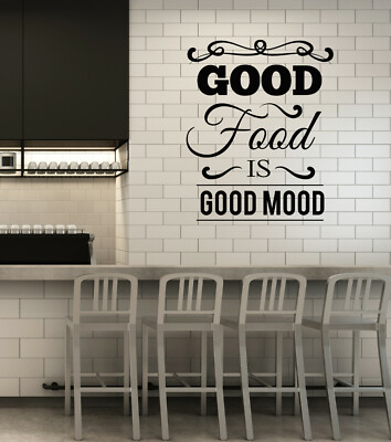 Vinyl Wall Decal Healthy Food Quote Words Kitchen Dining Room Stickers (ig5833)