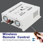 1500W Power Pure Sine Wave Inverter 12V 24V to 120V 220V Home Solar Camp Car RV