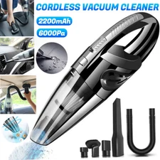Car Vacuum Cleaner, Cordless Portable Wet & Dry Handheld Car Vacuum Rechargeable