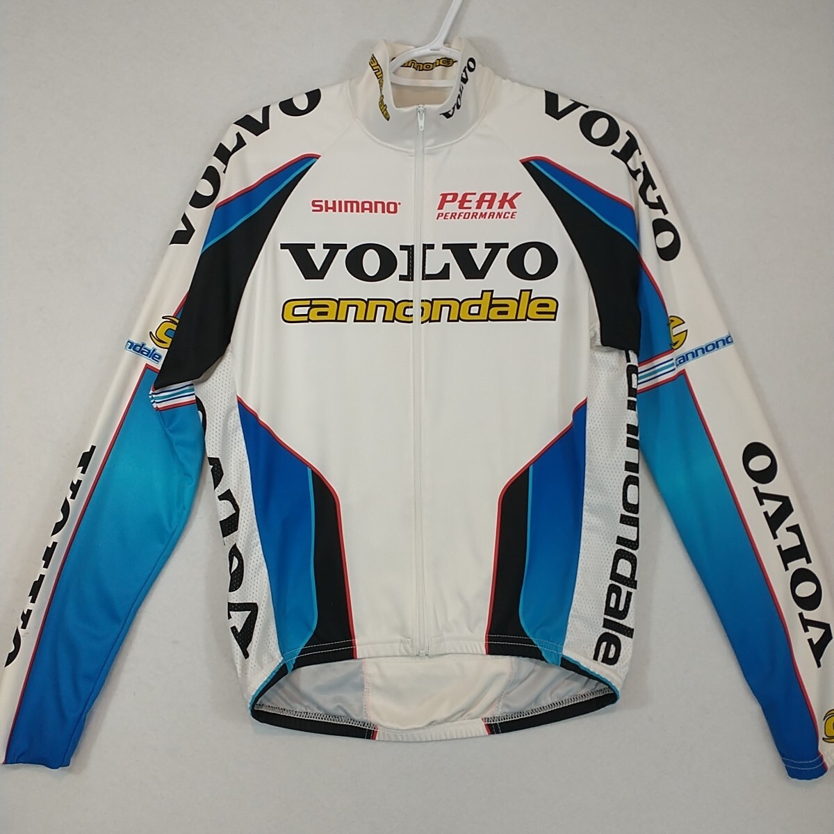 Cannondale Cycling Shirt Jersey Long Sleeve Volvo Shimano Size